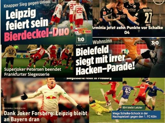  德甲霸主拜仁慕尼黑豪取五连胜领跑积分榜